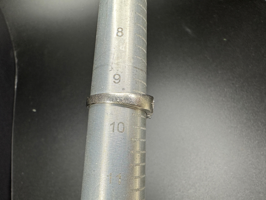 14k Gold Sapphire Diamond Ring With .97ct Sapphire Set With (14) .01ct Single Cut Diamonds Size 9.5 4.2g Retails $1,000 [Photo 14]