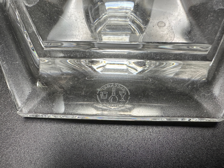 Baccarat Crystal France Harcourt Candlestick 9'H Retails $360 [Photo 4]