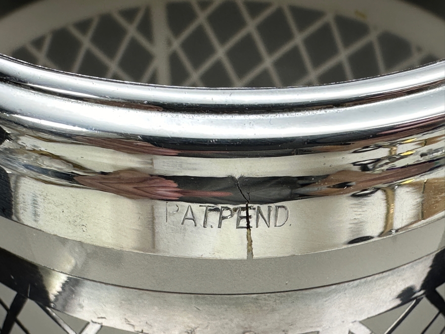 Vintage Sterling Silver Overlay Cocktail Pitcher 8.5'H  [Photo 6]