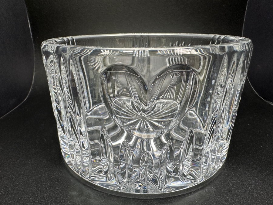 Signed Fred Curtis Waterford Crystal Millennium Bottle Coaster 5'W x 3'H [Photo 2]