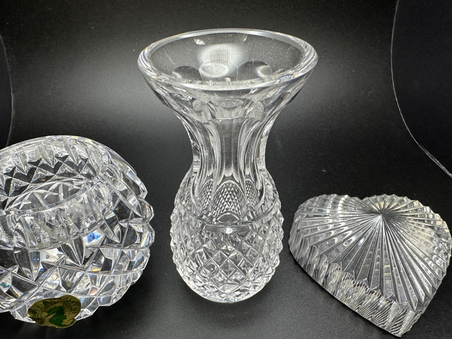 Waterford Votive, Waterford Bud Vase and Waterford Paperweight [Photo 5]