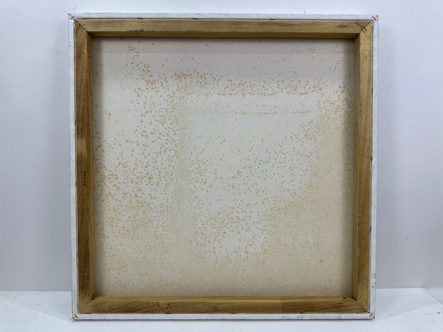 Just Added - Original Abstract Expressionist Painting On Canvas Unsigned 24 X 24 [Photo 6]