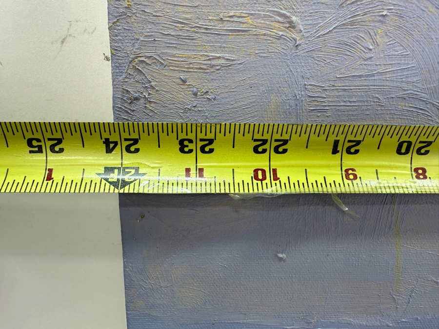 Just Added - Original Abstract Expressionist Painting On Canvas Unsigned 24 X 24 [Photo 7]