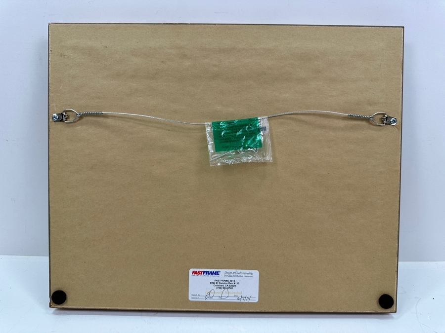 Just Added - Stunning Original Abstract Expressionist Still Life Painting On Canvas Unsigned 14 X 11 Framed 16.5 X 13.5 [Photo 12]