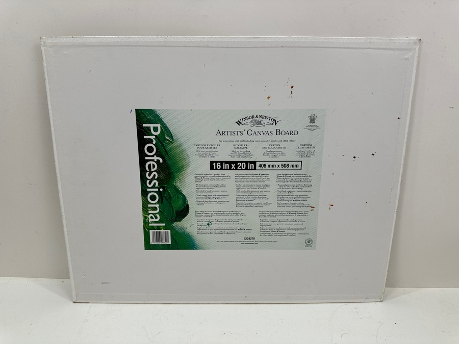 Just Added - Original Abstract Expressionist Goose Painting On Canvas Board Unsigned 16 X 20 [Photo 7]