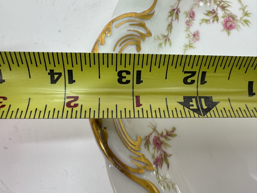 Haviland & Co Limoges Platter 14'W x 10' D and (3) Haviland & Co Limoges 10' Plates [Photo 6]