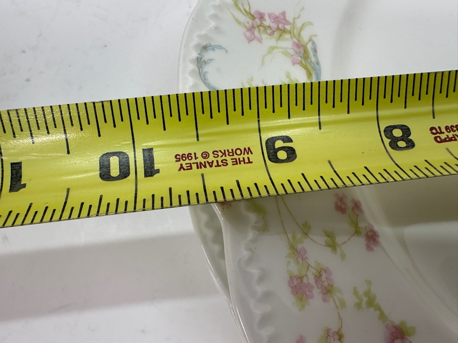 Haviland & Co Limoges Platter 14'W x 10' D and (3) Haviland & Co Limoges 10' Plates [Photo 12]