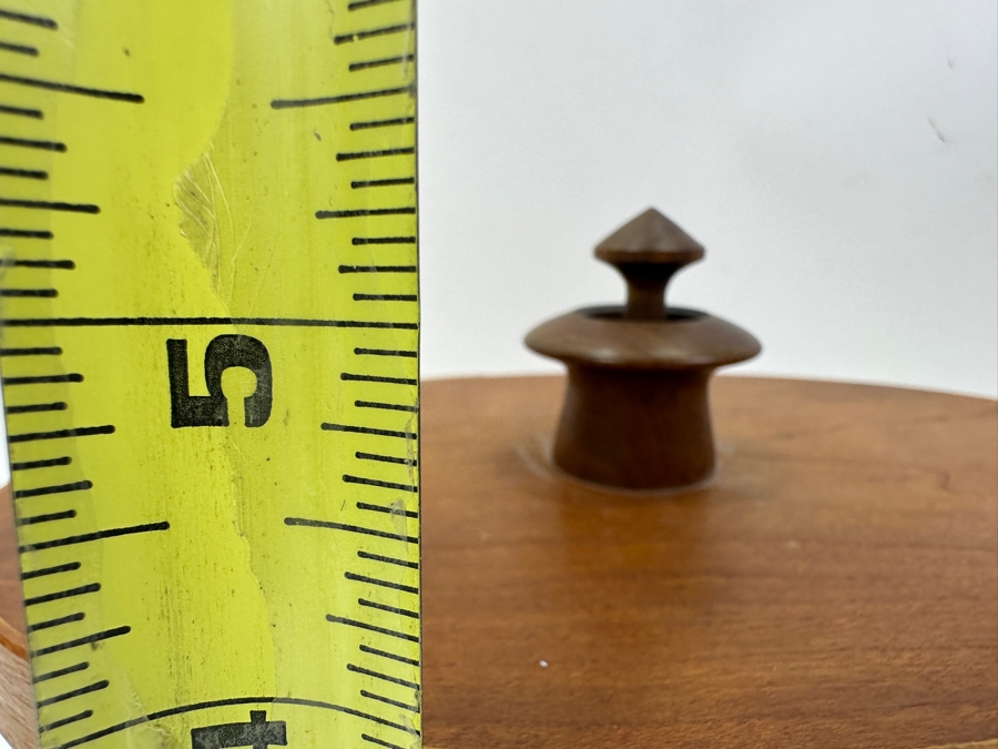 Artisan Signed Wooden Sewing Box Signed And Dated 2001 9'W x 6'D x 5'H [Photo 11]