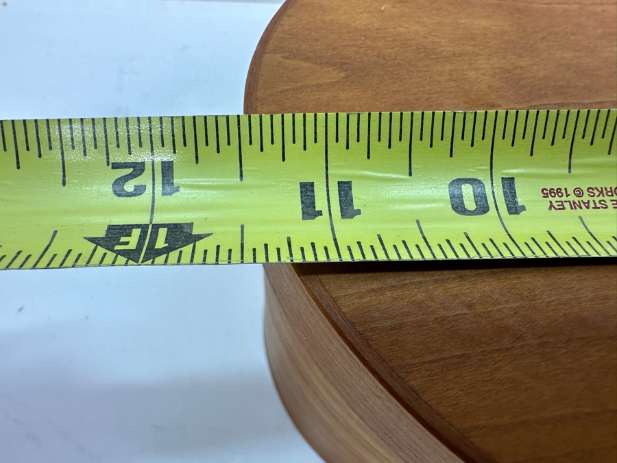 Artisan Signed Wooden Sewing Box Signed And Dated 2001 11.5'W x 7.5'D x 6'H [Photo 9]