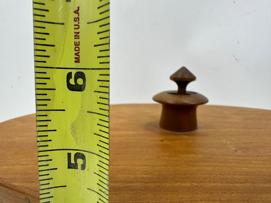 Artisan Signed Wooden Sewing Box Signed And Dated 2001 11.5'W x 7.5'D x 6'H [Photo 11]