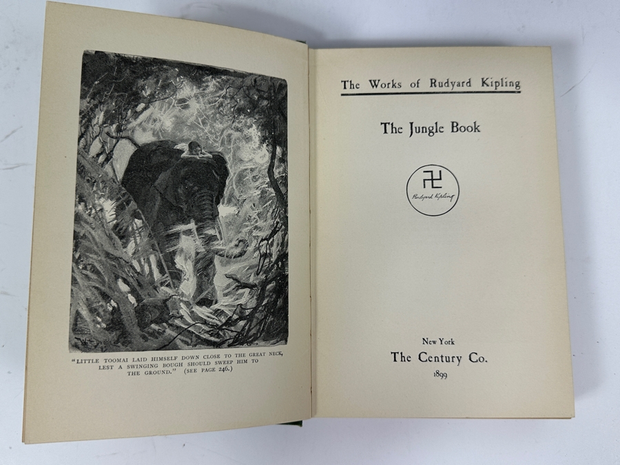 (15) Antique 1899 Hardcover Books: The Works Of Rudyard Kipling Including The Jungle Book New York Doubleday & McClure Company [Photo 6]