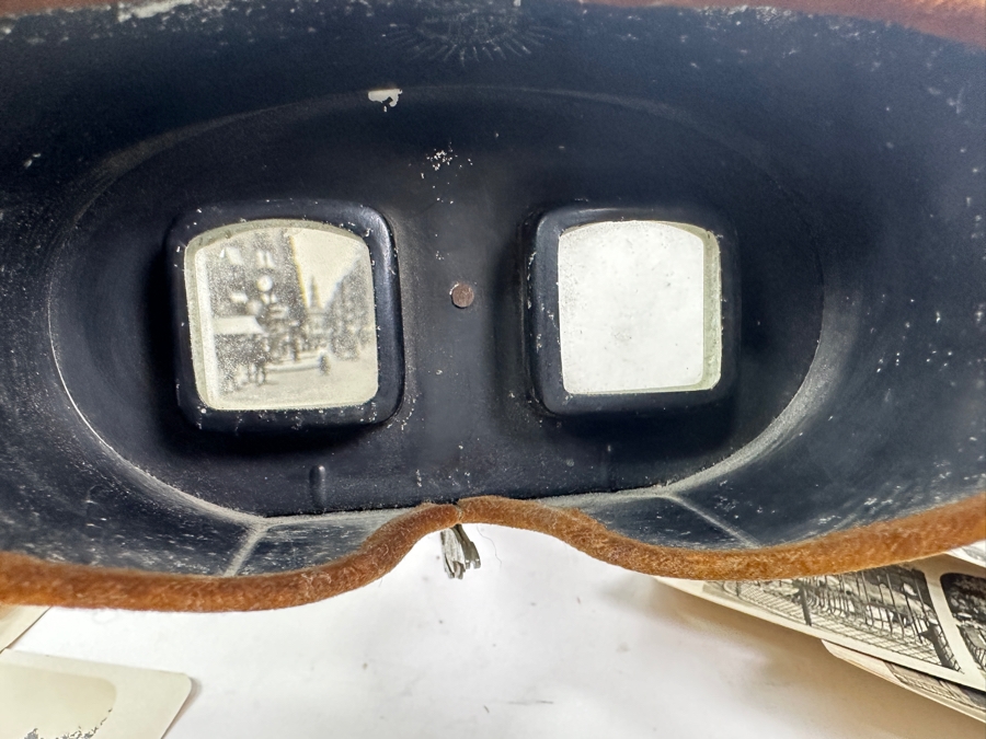 Antique Underwood & Underwood New York Stereoscope Viewer With (18) Antique Stereographs Cards Showing Early 1900s Scenes Of Paris, France - Neue Photographische Gesellschaft A. G., Steglitz-Berlin [Photo 5]