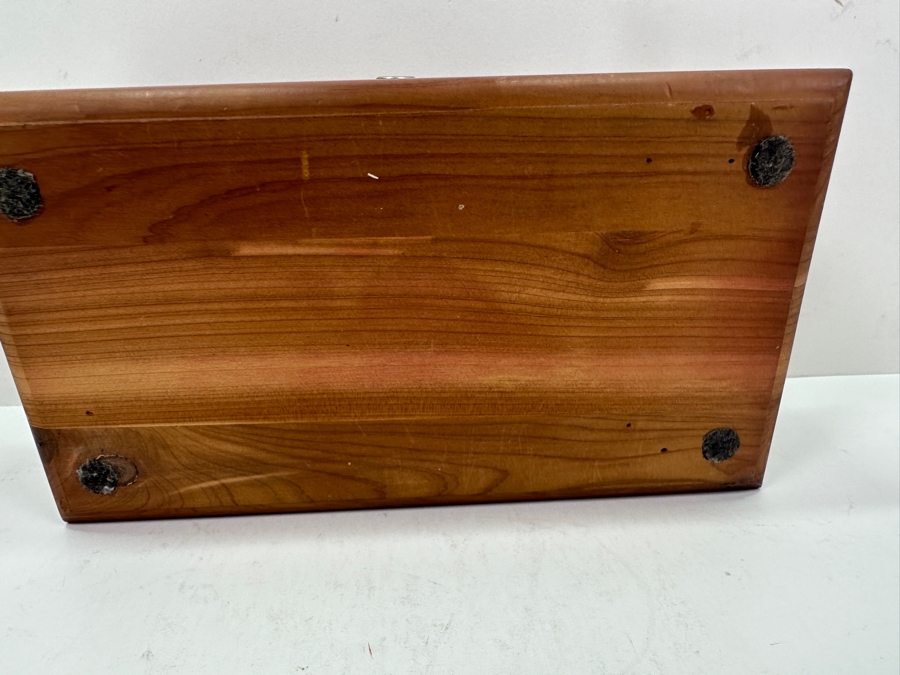 Lane Wooden Salesman Sample Cedar Chest Box 9'W x 5'D x 3.25'H [Photo 6]