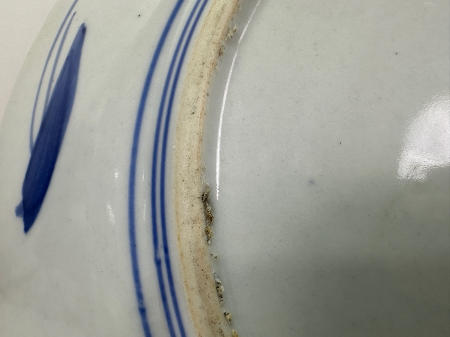 Vintage Japanese Hand Painted Imari Porcelain Charger Plate 12'W [Photo 7]