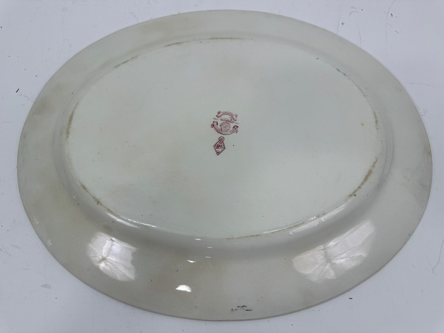Japanese Brown by H. Grindley Platter 18.5'W x 15'D [Photo 10]