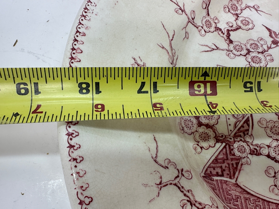 Japanese Brown by H. Grindley Platter 18.5'W x 15'D [Photo 13]