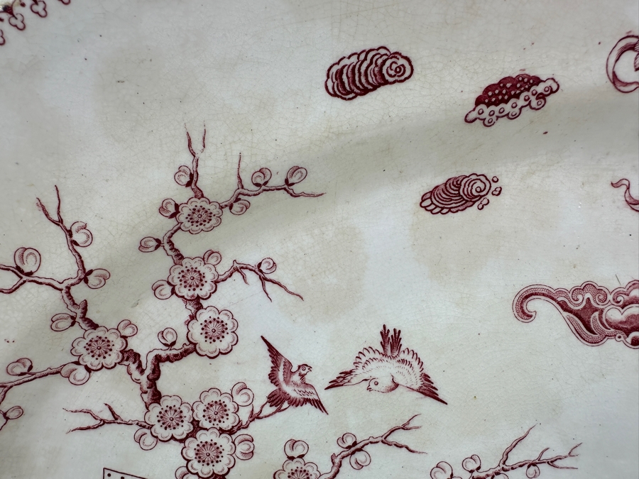 Japanese Brown by H. Grindley Platter 18.5'W x 15'D [Photo 7]