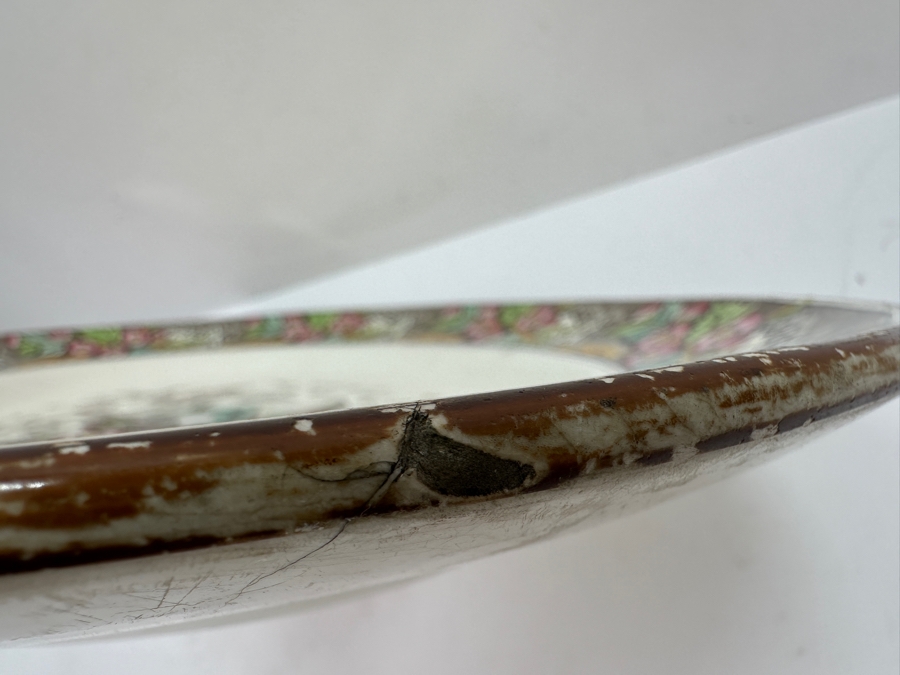 Antique Wedgwood Beatrice Brown Transferware Platter 18.5'W x 14.5'D [Photo 12]