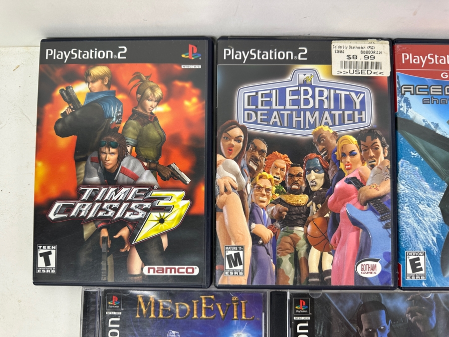 Just Added - (11) PlayStation 2 Video Games And (1) Gun Game Controller [Photo 2]