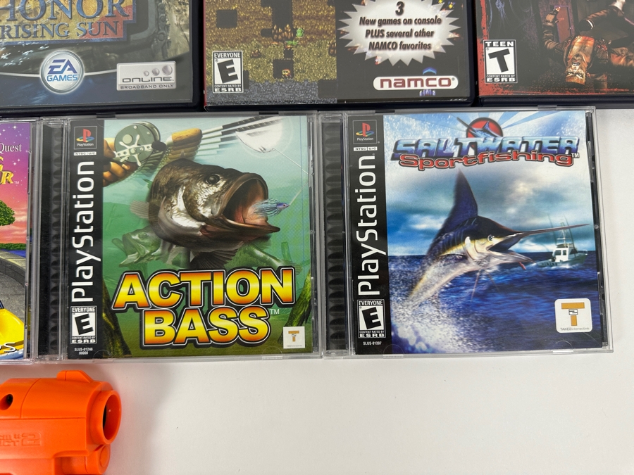 Just Added - (11) PlayStation 2 Video Games And (1) Gun Game Controller [Photo 5]