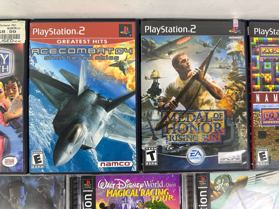 Just Added - (11) PlayStation 2 Video Games And (1) Gun Game Controller [Photo 3]