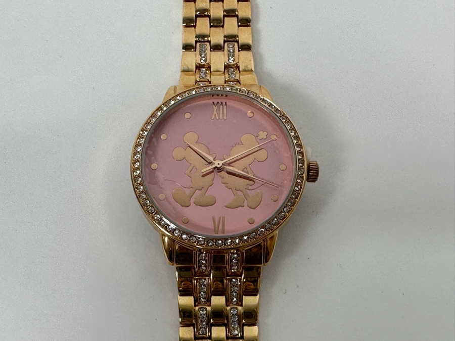 Just Added - Disney Mickey & Minnie Mouse Wrist Watch By Ewatch Factory [Photo 2]