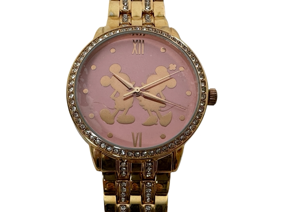 Just Added - Disney Mickey & Minnie Mouse Wrist Watch By Ewatch Factory [Photo 1]