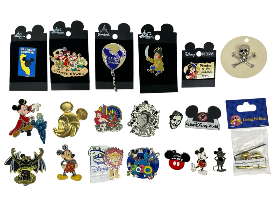Just Added - (19) Vintage Disney Trading Pins