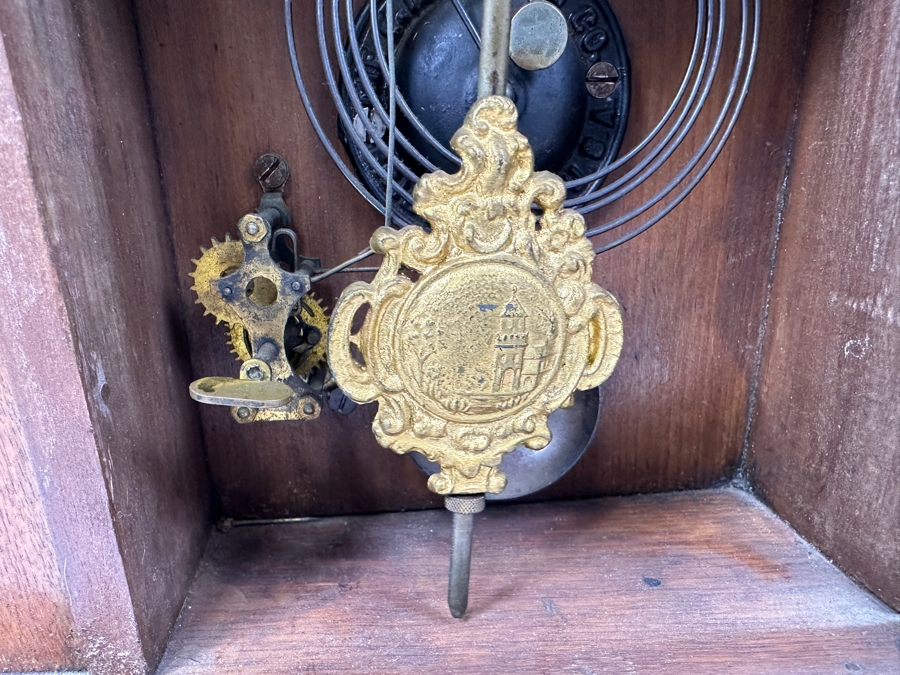 Just Added - Antique Eastlake E. Ingraham Co. Clock - Needs Servicing 15W X 5D X 21H [Photo 6]