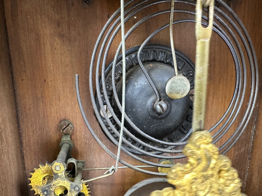 Just Added - Antique Eastlake E. Ingraham Co. Clock - Needs Servicing 15W X 5D X 21H [Photo 7]