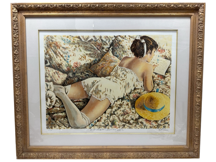 Just Added - Robert Sarsony Artist Signed Artist Proof Lithograph Numbered 10 Of 30 29 X 23 Framed 40.5 X 33.5 [Photo 2]