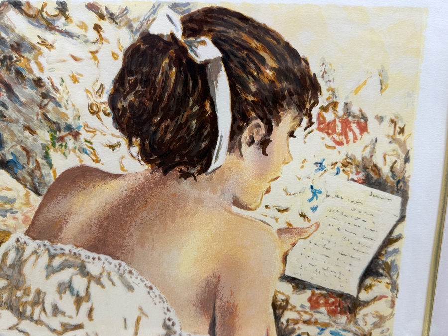 Just Added - Robert Sarsony Artist Signed Artist Proof Lithograph Numbered 10 Of 30 29 X 23 Framed 40.5 X 33.5 [Photo 9]