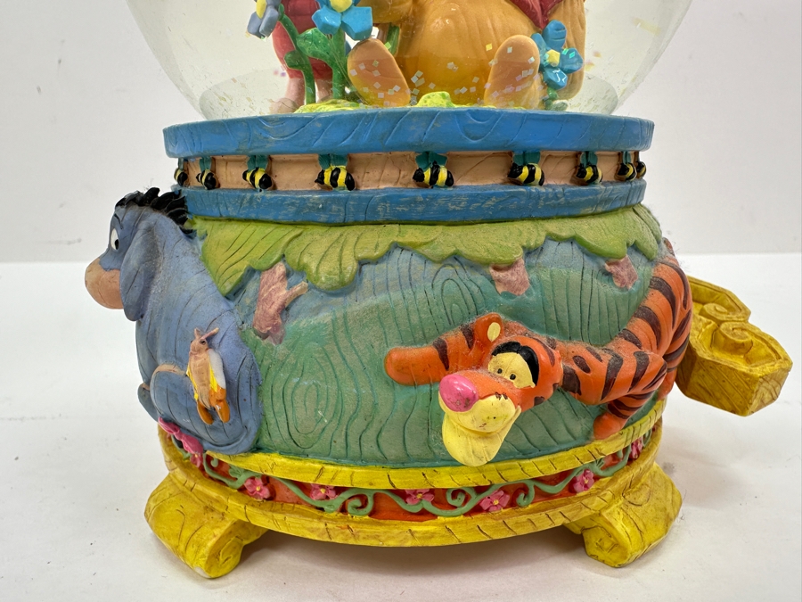 Just Added - Winnie The Pooh Musical Snow Globe 7'H [Photo 3]