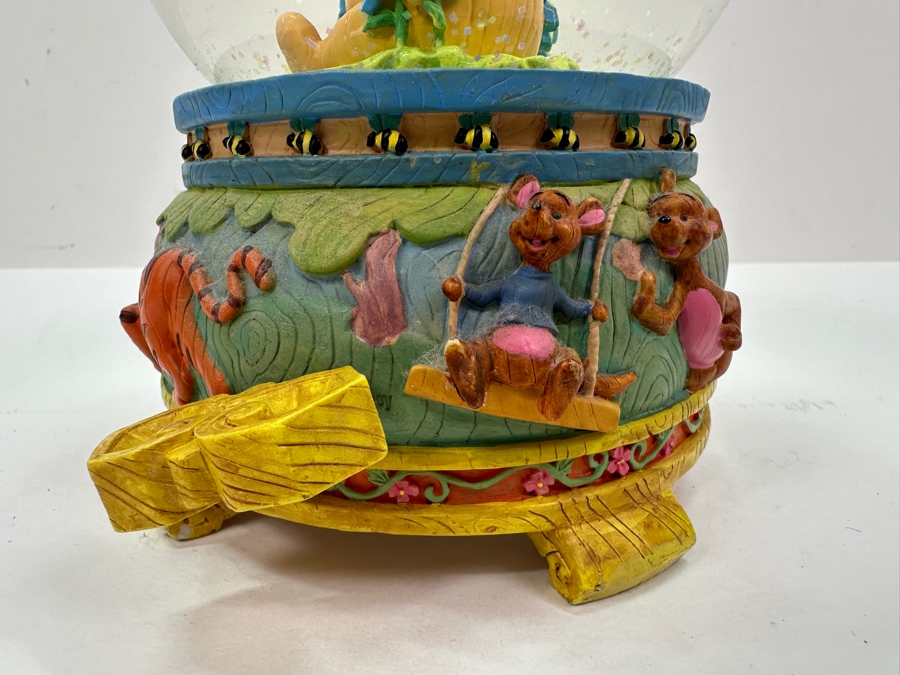 Just Added - Winnie The Pooh Musical Snow Globe 7'H [Photo 6]