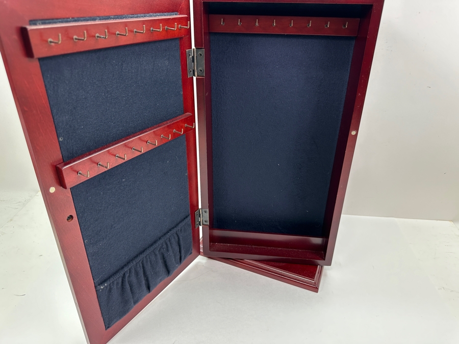 Just Added - Double-Sided Rotating Jewelry Box With Mirrored Front & Back 9.5W X 7D X 18H [Photo 5]