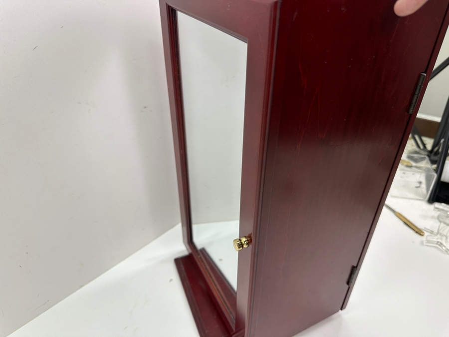 Just Added - Double-Sided Rotating Jewelry Box With Mirrored Front & Back 9.5W X 7D X 18H [Photo 3]