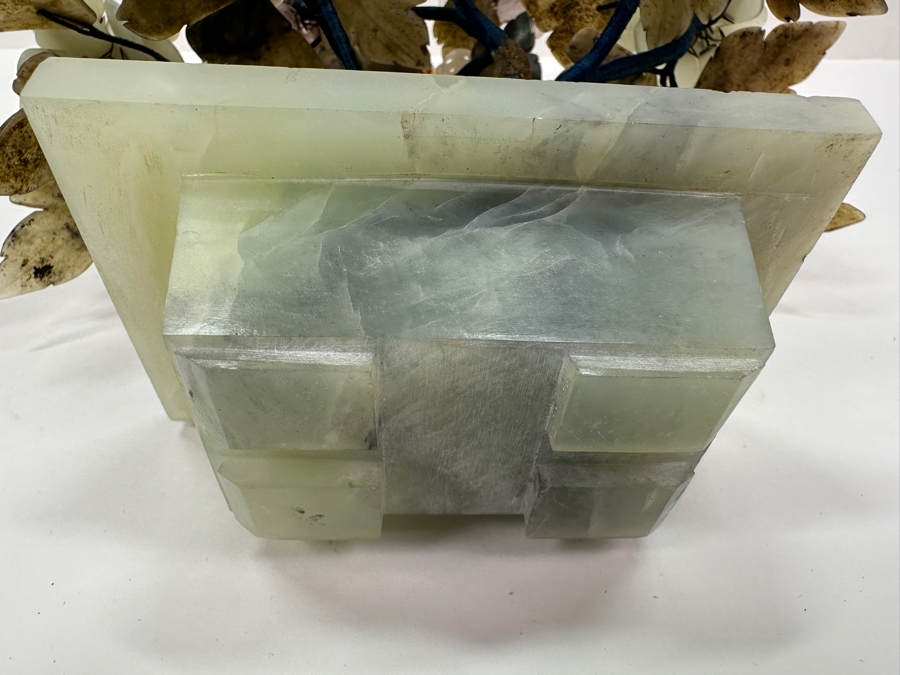 Just Added - Vintage Jade Stone Carved Bonsai Tree 11W X 12H [Photo 12]