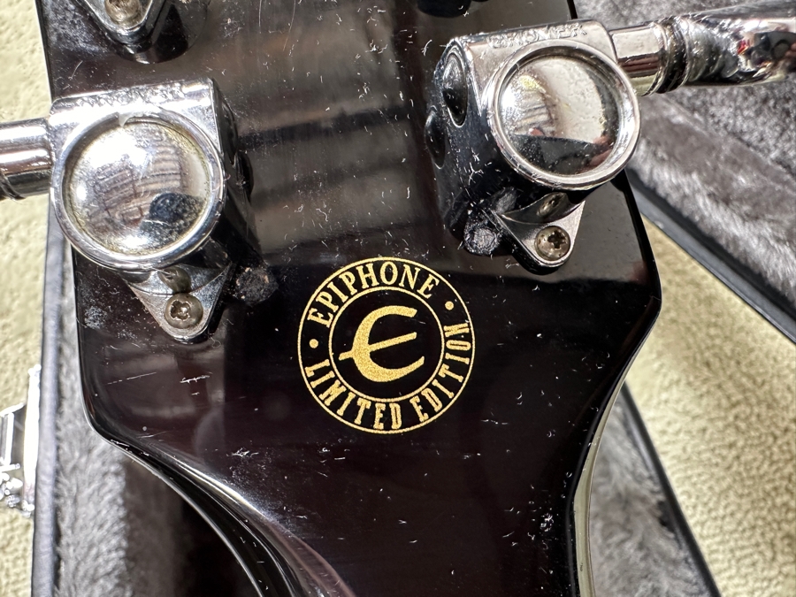 Just Added - Limited Edition Gibson Epiphone Dot-Deluxe Electric Guitar With Guitar Case And Fender Frontman 15G Amplifier [Photo 10]