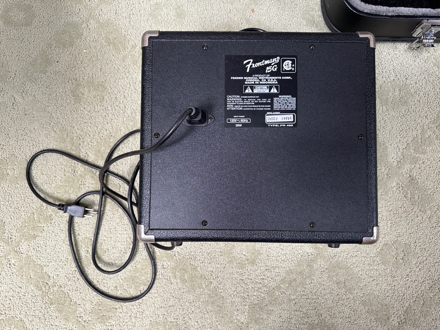 Just Added - Limited Edition Gibson Epiphone Dot-Deluxe Electric Guitar With Guitar Case And Fender Frontman 15G Amplifier [Photo 15]