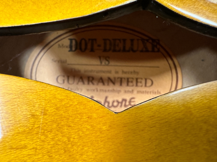 Just Added - Limited Edition Gibson Epiphone Dot-Deluxe Electric Guitar With Guitar Case And Fender Frontman 15G Amplifier [Photo 6]