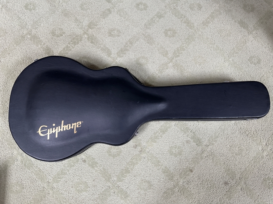 Just Added - Limited Edition Gibson Epiphone Dot-Deluxe Electric Guitar With Guitar Case And Fender Frontman 15G Amplifier [Photo 16]