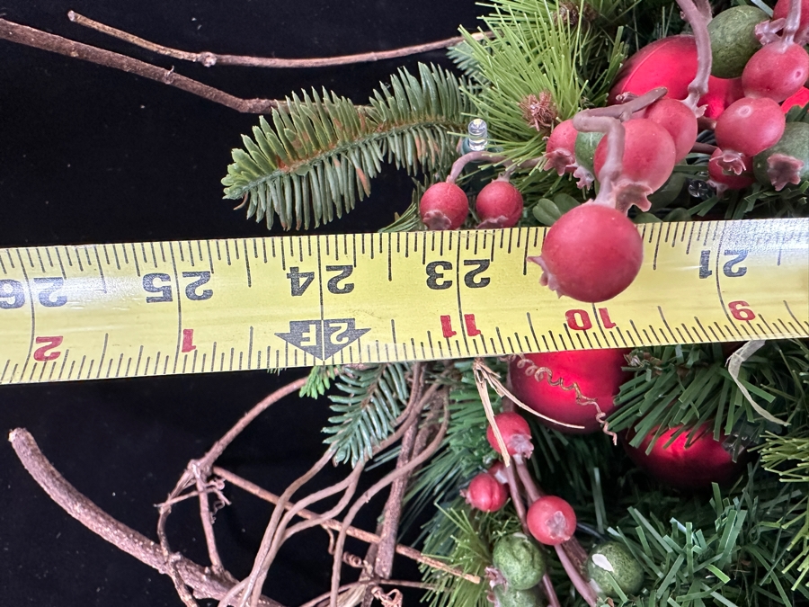 Just Added - New Grandin Road Christmas Wreath 26'W [Photo 3]