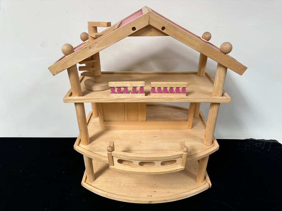 Just Added - Large Wooden Dollhouse 24W X 19D X 30H [Photo 2]