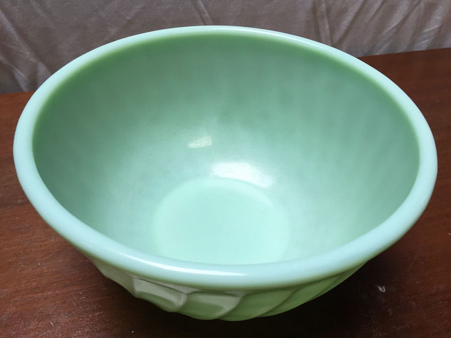 Fire King Jadeite Jadite Ribbed Bowl