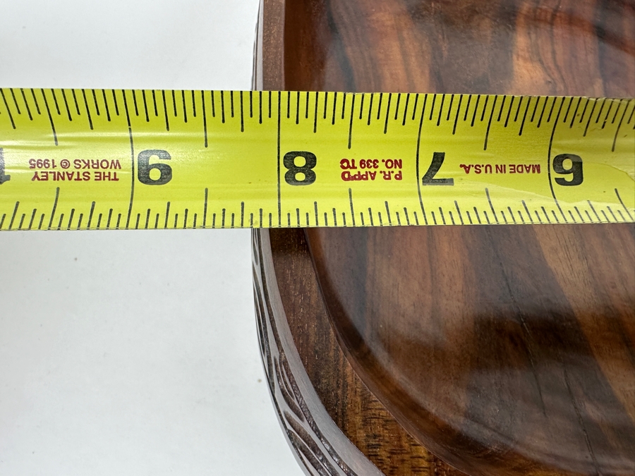 Just Added - Handcarved Hardwood Bowl 8 x 8 x 3 [Photo 8]