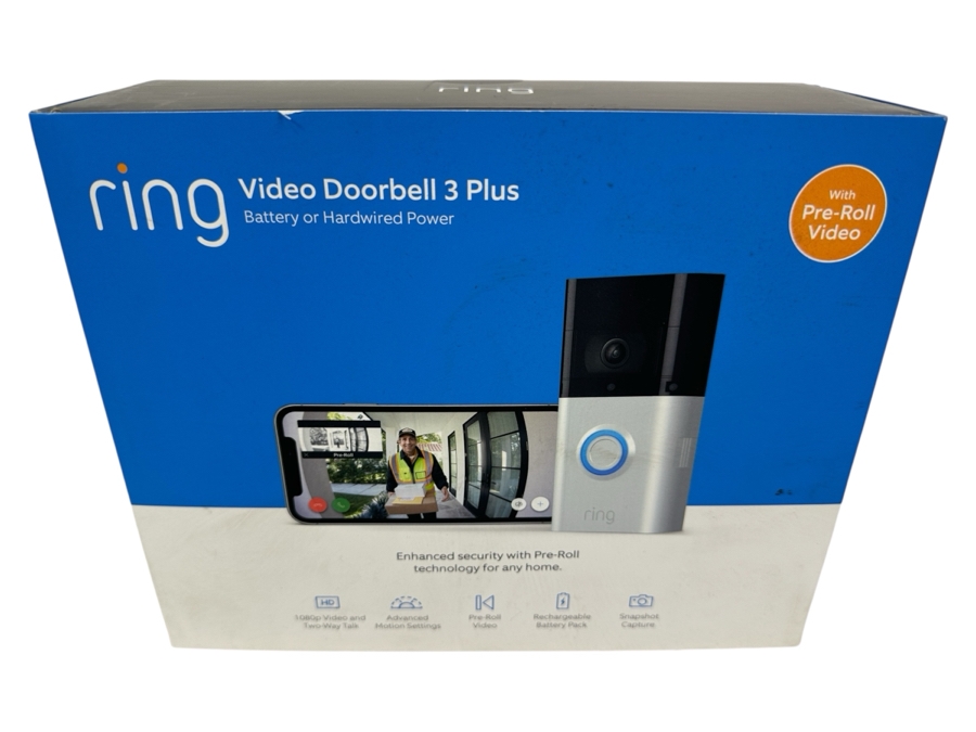 Just Added - New in Box Ring Video Doorbell 3 Plus