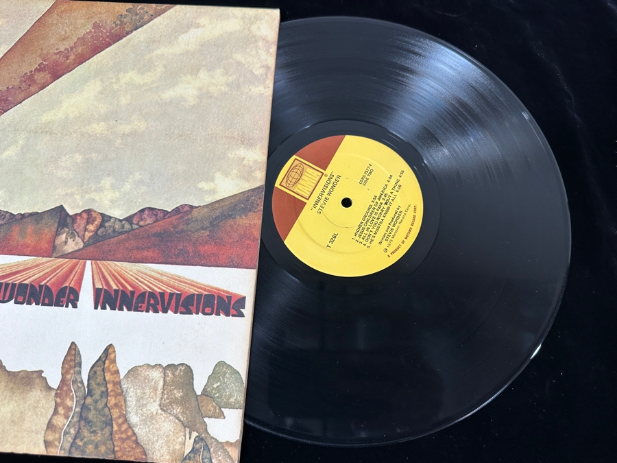 Just Added - Lot of (4) Stevie Wonder Vinyl Record Albums [Photo 11]