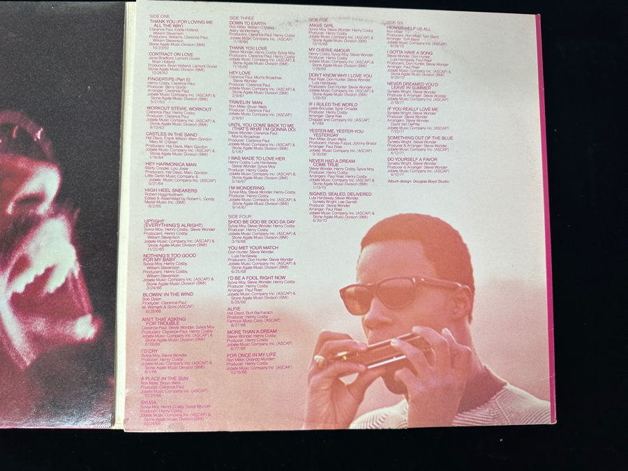 Just Added - Lot of (4) Stevie Wonder Vinyl Record Albums [Photo 23]