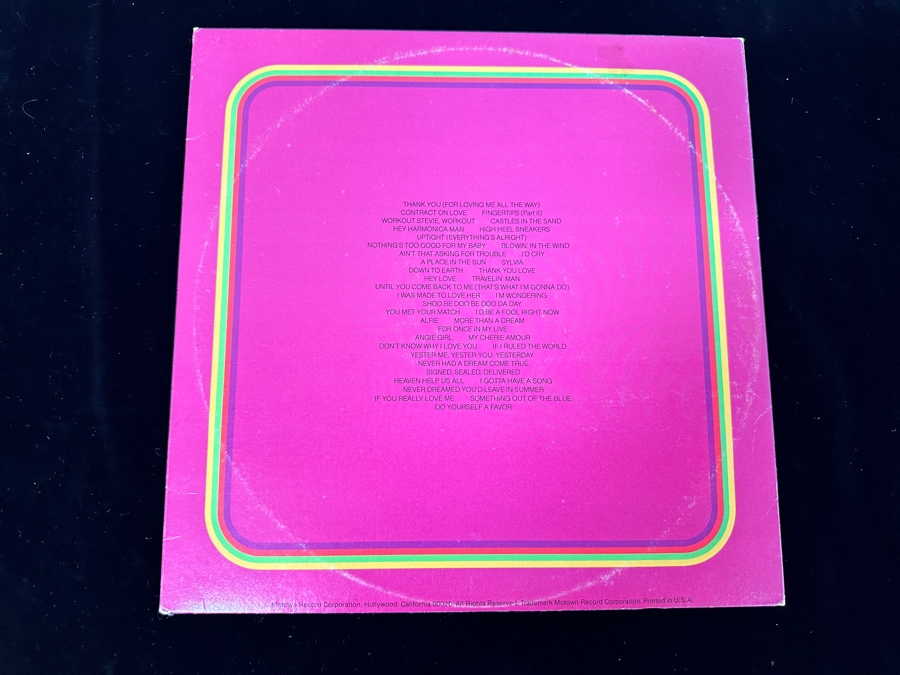 Just Added - Lot of (4) Stevie Wonder Vinyl Record Albums [Photo 24]