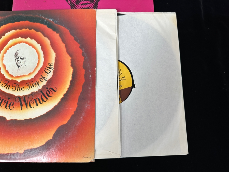 Just Added - Lot of (4) Stevie Wonder Vinyl Record Albums [Photo 18]